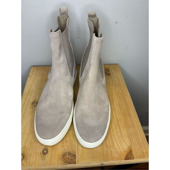 Vince Women's Norman B Nubuck Sneaker Ankle Boot Gray Size 9M - Picture 4 of 6